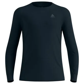 Odlo Baselayer Top Crew Neck L/S Merino 200 Merinounterw&auml;sche f&uuml;r Herren | blau/schwarz