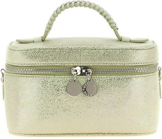 Stella McCartney Vanity Falabella Crossbody Tas - Dames - Handtassen - Groen - ONE Size - Polyester - Tassen