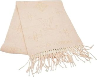 Louis Vuitton Pre-owned Scarves, female, Pink, Size: ONE SIZE Pre-owned Cashmere Scarf