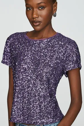 Maeve Sequin Tee