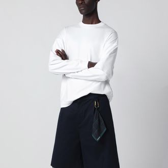 Darkpark White Troy Double-Sleeve T-Shirt