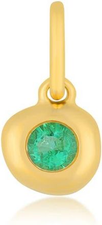 EF Collection Single Pillow Charm in 14K Yellow Gold at Nordstrom