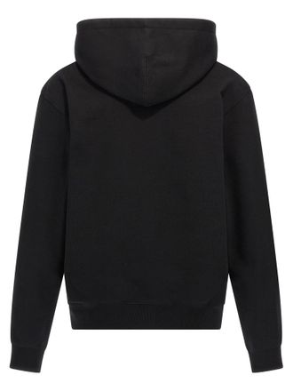 Jil Sander Logo-Print Cotton Hoodie - Black