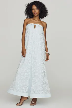 Mare Mare Strapless Lace Maxi Dress