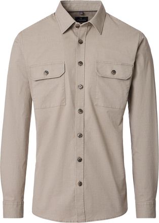 Casamoda Beige Overshirt Casa Moda katoen effen