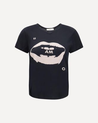 Fendi T-shirt in jersey con stampa Ti Amo Woman XS