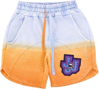 Mauna Kea Triple J Cyan/Orange Shorts - Heren - Bermuda - Veelkleurig - L - Katoen - Korte Broeken