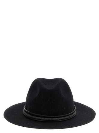 Brunello Cucinelli Jewel Leather Hat