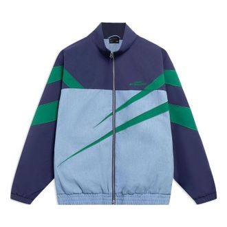 Li-Ning Skateboarding Color Block Jacket Midnight Navy Green AFDT127-2