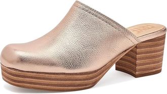 Frye Campus Clog Womens Shoes Rose Gold : 9.5 B - Medium, Leather