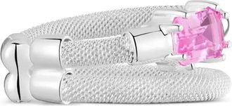 Tous Mesh oorcuff met steen - Zilver