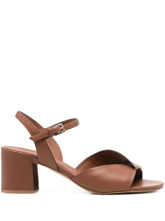 Del Carlo leather sandals - Brown