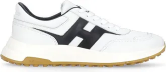 Hogan White Hyperlight Contrasting Logo Sneakers