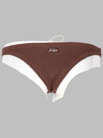 MC2 Saint Barth Polyamide Cheeky Slip Swim Shorts - Brown