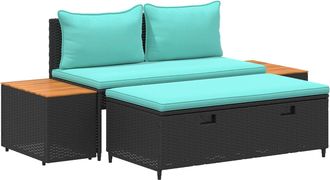 vidaXL Conjunto De Sof&aacute;s De Exterior 4 -seater 4 Uds. 55 X 30 X 39 Cm Vidaxl