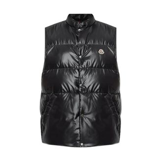 Moncler Vests, male, Black, Size: 2XL Restigo Vest