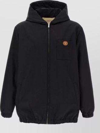 Valentino Garavani valentino hooded nylon jacket multiple pockets