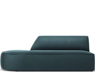 CXL by Christian Lacroix 2-Sitzer Designer Sofa Charles mit Ottomane links - Samtbezug