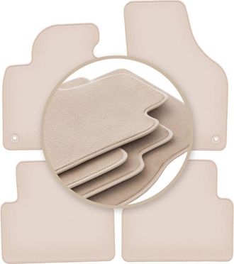 OEM Alfombrillas Premium Beige Para Volkswagen Tiguan I Monovolumen 2007-2015