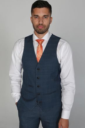 PAUL ANDREW Viceroy Prince of Wales Check Waistcoat