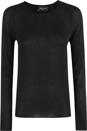 Roberto Collina Top a maniche lunghe - Nero