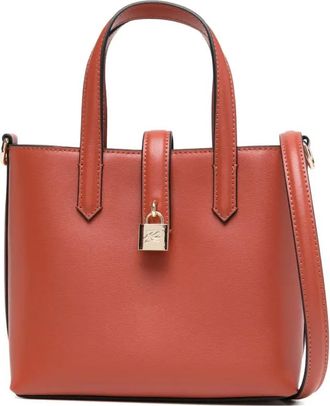 Karl Lagerfeld Borsa tote Kautograph mini - Rosso