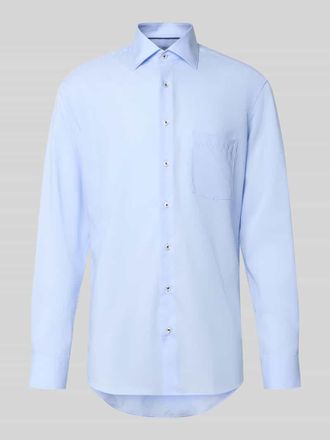 Eterna Regular Fit Business-Hemd mit Kentkragen in Bleu, Gr&ouml;&szlig;e 39