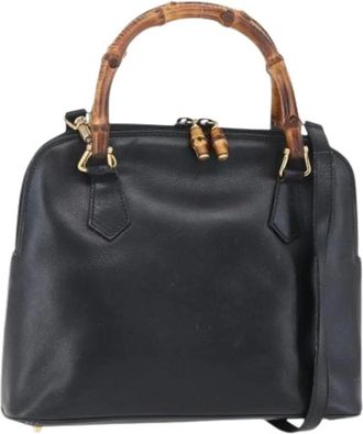 Gucci Pre-owned Handbags, female, Black, Size: ONE SIZE Pre-owned Vintage Handbag