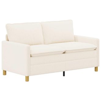vidaXL Sof&aacute; Crema 156 X 81 X 87,5 Cm Tela Vidaxl
