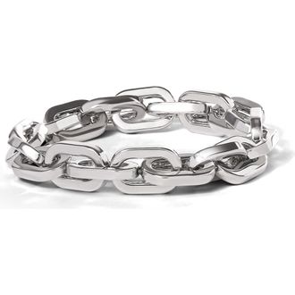 Jessica Simpson Metal Link Chain Bracelet in Silver at Nordstrom
