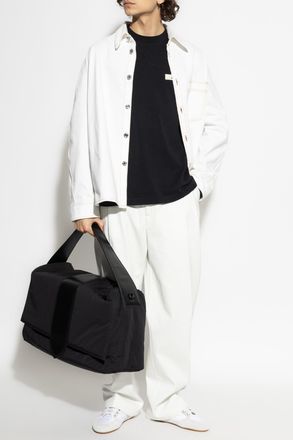 Jacquemus T-shirt With Logo, Mens, Black