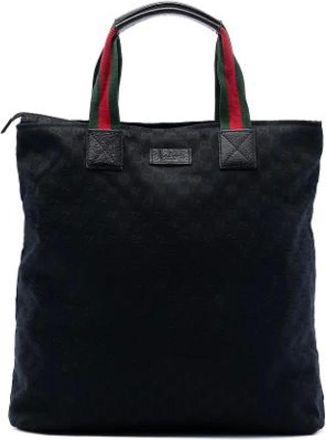 Gucci Pre-owned Tote Bags, female, Black, Size: ONE SIZE Pre-owned Tote Bag