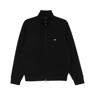 Emporio Armani Sweaters - Heren - Vesten met rits - Zwart - 2XL - Hoodies & sweatvesten