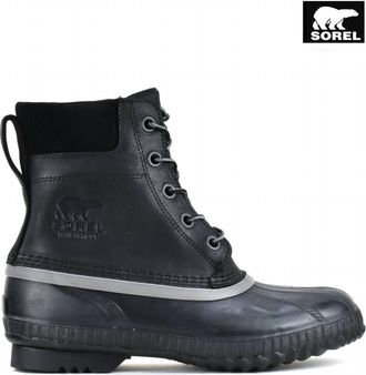 Sorel Mens Cheyanne Ii Lace Duck Boot In Black