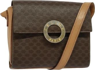 Celine Pre-owned Leather celine-bags - Dames - Vintage Schoudertas - Bruin - ONE Size - Leer - Vintage