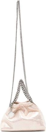 Stella McCartney Tassen, Dames, Roze, ONE Size, Falabella Schoudertas met Kettingdetail