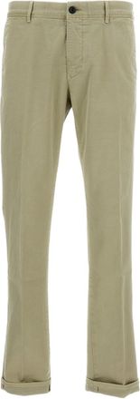 Incotex Green Slim Fit Cotton Trousers