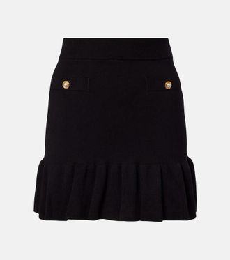 ワンピース ALESSANDRA RICH Women Short Skirts FABX4005 F23350900 Black MINI DRESS WITH SILK JABOT – Alessandra Rich