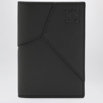 Loewe Dark grey leather Puzzle bi-fold cardholder