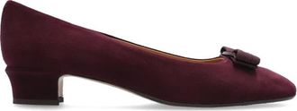 Ferragamo Vara Pumps met Hak - Dames - Pumps - Paars - 38 EU - Su&egrave;de - Schoenen