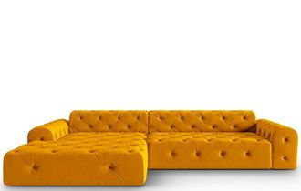 BLOOMINGLOFT 4-Sitzer Design Ecksofa Artemis mit Eckteil links