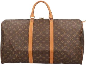 Louis Vuitton Borsa da weekend Pre-owned Keepall 55 - - Pre-owned - Donna - Marrone - ONE SIZE