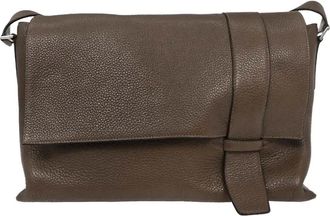 Herm&egrave;s 2014 35 Alfred taurillon clemence messenger bag - Bruin