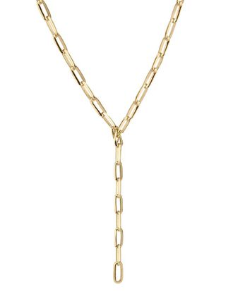 Liv Oliver 18K Plated Modern Link Necklace
