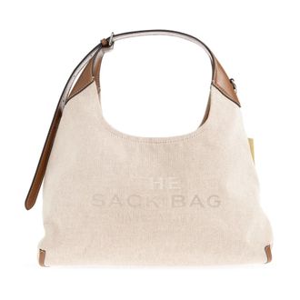 Marc Jacobs Shopper Schoudertas - Dames - Schoudertassen - Beige - ONE Size - Leer - Tassen
