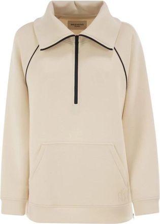 Max Mara Zip-throughs - Dames - Vesten met rits - Beige - S - Hoodies & sweatvesten