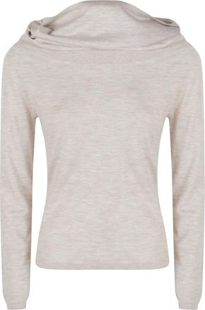 Max Mara Cashmere Truien - Dames - Cashmere truien - Beige - XL - Kasjmier - Truien & Vesten