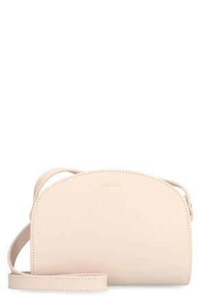 A.P.C. A. P.C. Demi-lune Mini Leather Crossbody Bag