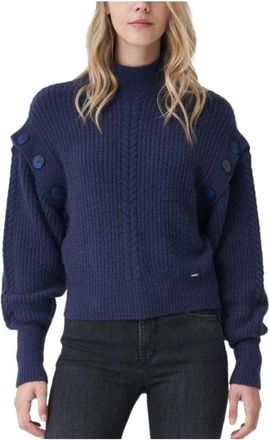 Salsa Coltruien - Dames - Coltruien - Blauw - XS - Truien & Vesten