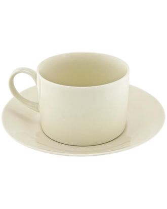 10 Strawberry Street Royal Cream Set of Six 3.2in Cups & Saucers